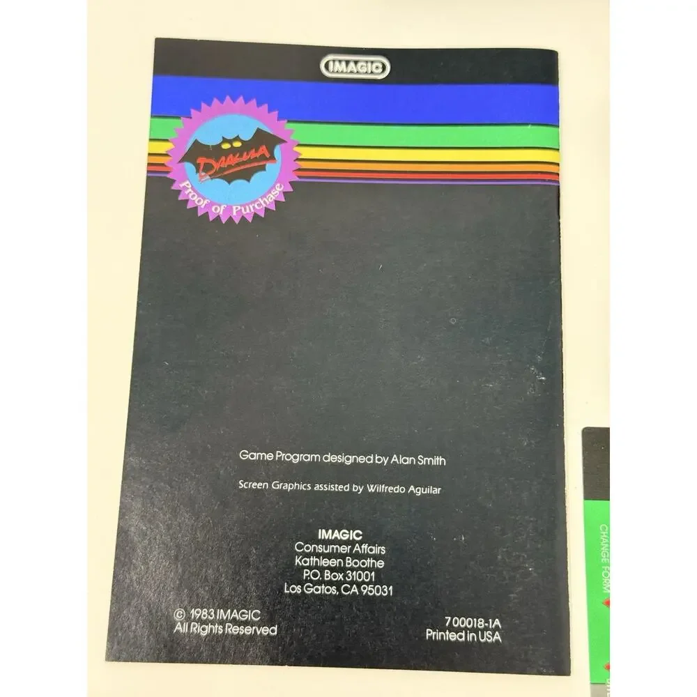 iMagic Dracula Intellivision Complete CIB Tested - Picture 8 of 9